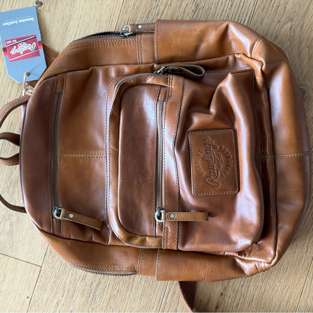 Rawlings Brown Backpack with Classic Design - Picture 2 of 4